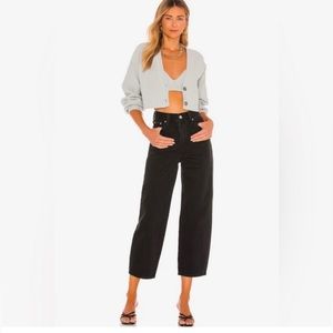 Levi’s premium denim black ballon jeans size 25